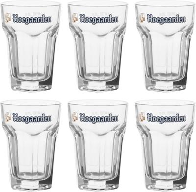 Hoegaarden Bierglazen Witbier - 250 ml - 6 stuks