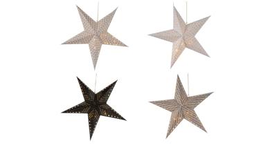 Ster van papier warm wit 60cm