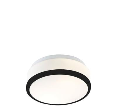 Searchlight Badkamer plafondlampCheese Ø 23cm - 7039-23BK