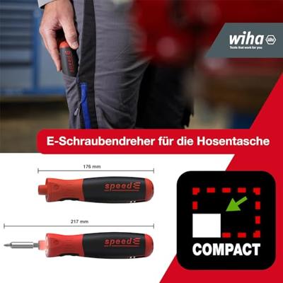 Wiha elektrische schroevendraaier speede pocketdrive | met bitset en tas - 45791
