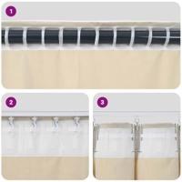 Verduisterende gordijnen 2 pcs Mosterdgeel 140 x 260 cm Fluweel - thumbnail