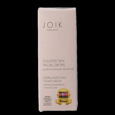 Joik Organics Sunless tan facial drops 30 Milliliter
