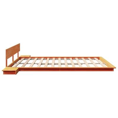 Bedframe Bruin 200 x 200 cm Hout