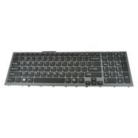 Notebook keyboard for SONY VPC-F11 VPC-F12 VPC-F13 backlit grey background - thumbnail