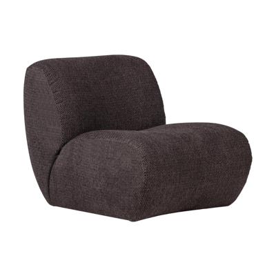 WOOOD Nomu fauteuil chenille Antraciet WOOOD Nomu fauteuil chenille Antraciet