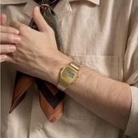 Unisex horloge Casio A158WEGV-9AEF Gouden - thumbnail