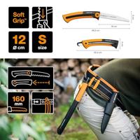 Fiskars Handzaag fijntandig 22,5cm, SW72 - 1000612 - 1000612 - thumbnail