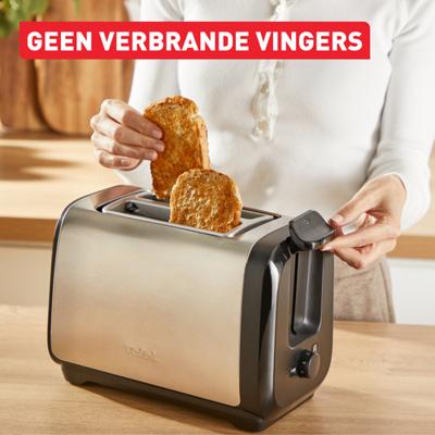 Tefal Subito RVS Broodrooster 1300W - thumbnail