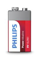 Philips Power 6LR61 9V batterij (blok) Alkaline 9 V 1 stuk(s) - thumbnail