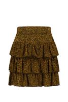 Like Flo Meisjes rok ruffel - Camel - thumbnail
