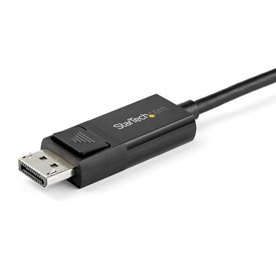 Adapter USB C naar DisplayPort Startech CDP2DP142MBD (2 m) Zwart