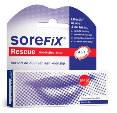 Sorefix Rescue koortslipcreme tube (6 ml)