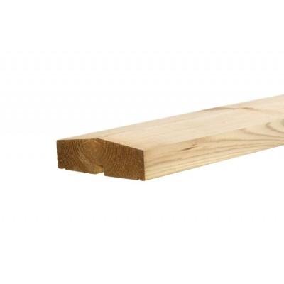 Geïmpregneerd Houten Stapelrabat Afdeklat Klink/Plank 200 CM