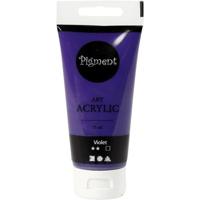 Creativ Company Pigment art acrylverf violet, 75ml - thumbnail