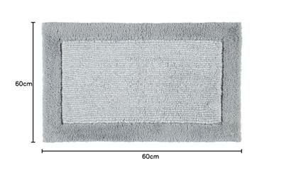 Cawö Cawö badmat Two-Tone 60x60 Platin - thumbnail