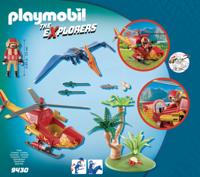 Playmobil 9430 the explorers helikopter met pteranodon - thumbnail