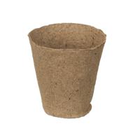 Nature Bio 100% houtvezel kweekpotjes rond 8 cm - 15 stuks - thumbnail
