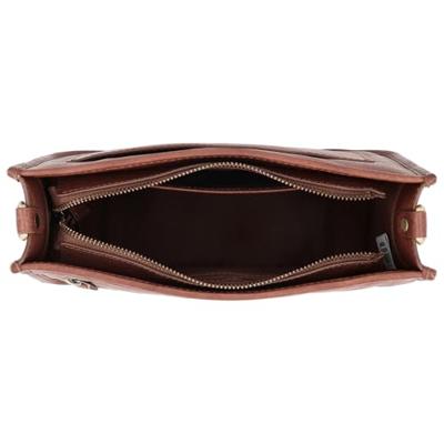 Hide & stitches jura schoudertas-Brown