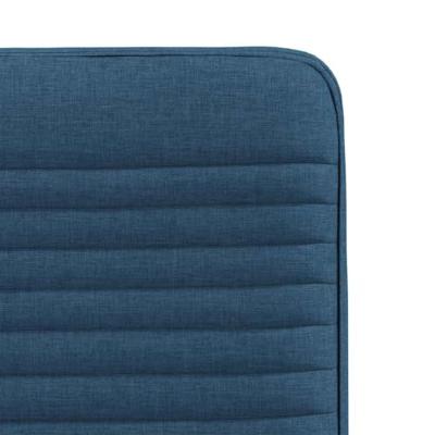 Eetkamerstoelen 4 st stof blauw Eetkamerstoelen 4 st stof blauw