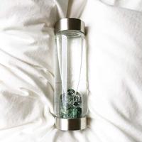 VitaJuwel ViA Vitality Glas Waterfles met Edelstenen - 500ml - thumbnail