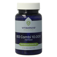 Vitakruid B12 Combi 10.000® met Actief Folaat Vitamine - thumbnail