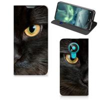 Nokia 3.4 | Hoesje maken | Zwarte Kat - thumbnail