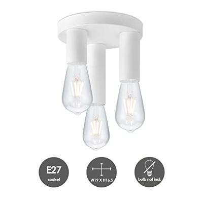 Light depot - LED plafondlamp Marna 3L - wit - Outlet