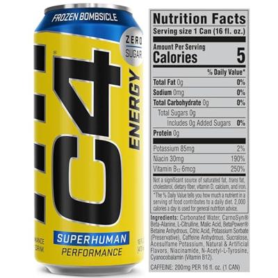 C4 Carbonated 12x 500ml Frozen Bombsicle - thumbnail
