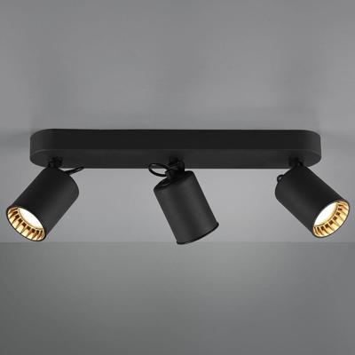 Pago - LED plafondlamp - 3 spots - Draaibaar en dimbaar - GU10 - Kantelbaar - Plafondspot - Voor binnen - Zwart Pago - LED plafondlamp - 3 spots - Draaibaar en dimbaar - GU10 - Kantelbaar - Plafondspot - Voor binnen - Zwart