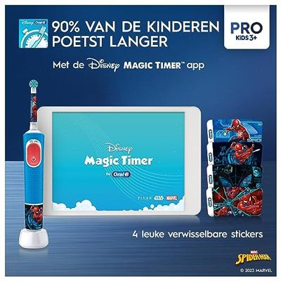 Oral-B Vitality Pro Elektrische Tandenborstel Spiderman Oral-B Vitality Pro Elektrische Tandenborstel Spiderman