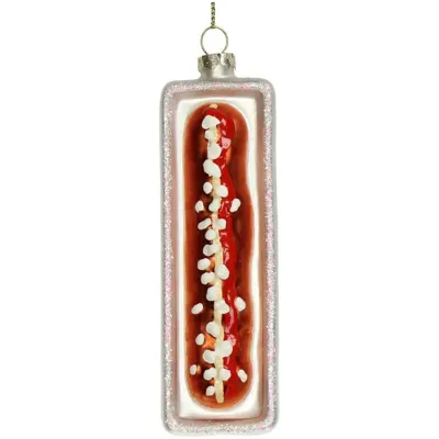 Kersten Ornament Frikandel glas 12.8cm