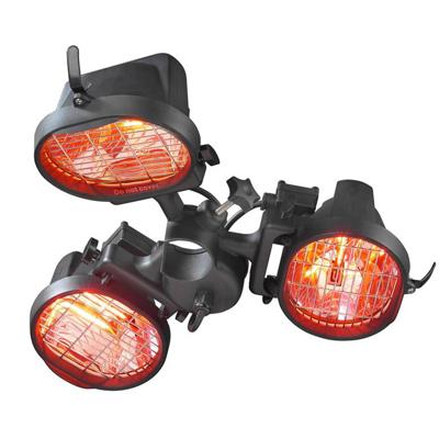 Eurom Parasol heater 1500 Patioheater Terrasverwarmer Zwart - thumbnail