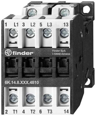 Finder 6K.14.8.024.4710 Industrieel relais 3x NO, 1x NC 4 kW 24 V/AC 10 A 1 stuk(s) Finder 6K.14.8.024.4710 Industrieel relais 3x NO, 1x NC 4 kW 24 V/AC 10 A 1 stuk(s)
