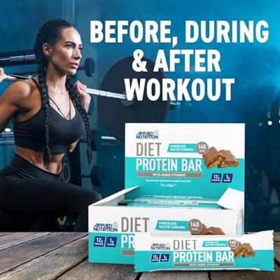 Applied Nutrition Diet Protein Bar Chocolate Salted Caramel (12 x 45 g) Applied Nutrition Diet Protein Bar Chocolate Salted Caramel (12 x 45 g)