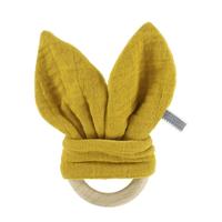 Trixie Bijtring Bliss Mustard Junior 17 Cm Katoen Geel - thumbnail