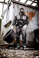 NITRAS SAFETY Nitras muts "732" knitted hat anthracite - thumbnail