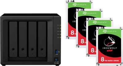 Synology DS420+ + 32TB (4x8TB)