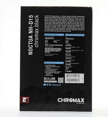 Noctua NH-D15 chromax.black Processor Koeler 15 cm Zwart