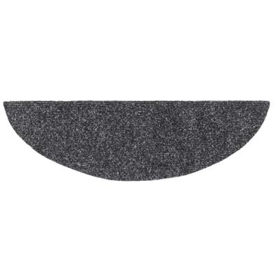 Trapmatten zelfklevend 30 st 56x17x3 cm donkergrijs