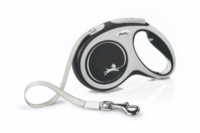Flexi New Comfort M Tape rollijn 5 meter Zwart