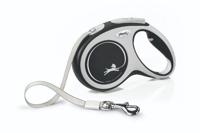 Flexi New Comfort M Tape rollijn 5 meter Zwart - thumbnail