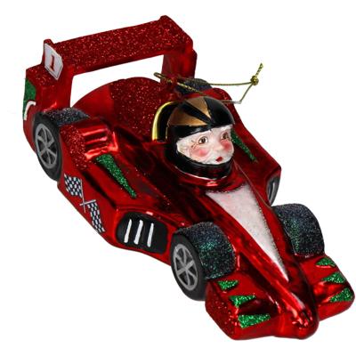 Ornament kerstbal Raceauto Glas Rood 15.2 cm HD Collection - Hd collection Ornament kerstbal Raceauto Glas Rood 15.2 cm HD Collection - Hd collection