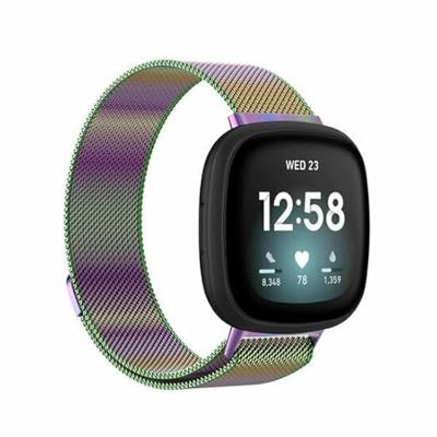 Fitbit Versa 3/4 & Sense 1/2 milanese bandje - Large - Multicolor Fitbit Versa 3/4 & Sense 1/2 milanese bandje - Large - Multicolor