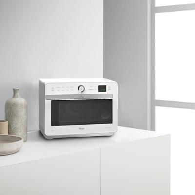 WHIRLPOOL JT469WH - Jet Chef-magnetron - 33 L - 6e SENS Combi Crisp Steam - roestvrij staal - 36 cm platenspeler - Wit WHIRLPOOL JT469WH - Jet Chef-magnetron - 33 L - 6e SENS Combi Crisp Steam - roestvrij staal - 36 cm platenspeler - Wit