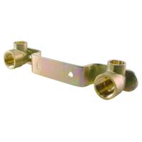 Riko Messing soldeer muurplaat-beugel gemini 1/2"x 15cm - thumbnail