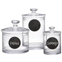 Krijtbordsticker set Voorraad potten - thumbnail