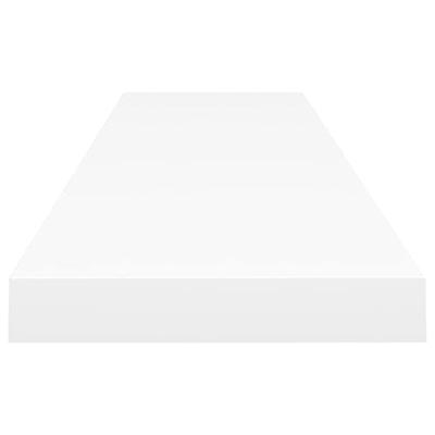 Wandschappen zwevend 4 st 120x23,5x3,8 cm MDF wit