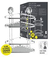 EISL Douche hoekrek 2 laags | chroom | om te lijmen of te schroeven - BA0203 BA0203 - thumbnail