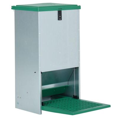 VidaXL Pluimveevoerbak automatisch met pedaal 20 kg VidaXL Pluimveevoerbak automatisch met pedaal 20 kg