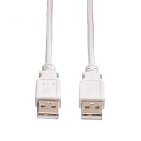 VALUE USB 2.0 Kabel, Type A-A, wit, 0,8 m - thumbnail